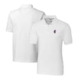 thumbnail image 1 of Men's Cutter & Buck  White Florida Gators Swinging Gator Big & Tall Advantage Tri-Blend Pique Polo, 1 of 3