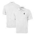thumbnail image 1 of Men's Cutter & Buck  White Florida Gators Swinging Gator Virtue Eco Pique Stripe Recycled Polo, 1 of 3