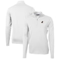 thumbnail image 1 of Men's Cutter & Buck White Florida Gators Team Big & Tall Virtue Eco Pique Recycled Quarter-Zip Pullover Top, 1 of 3