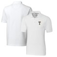 thumbnail image 1 of Men's Cutter & Buck White Georgia Tech Yellow Jackets Vault Advantage Tri-Blend Pique Big & Tall Polo, 1 of 3