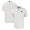 thumbnail image 1 of Men's Cutter & Buck White/Gray SMU Mustangs Pike Eco Symmetry Print Stretch Recycled Polo, 1 of 3