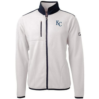 Kansas City Royals Cutter & Buck Women's City Connect DryTec Virtue Eco  Pique Recycled 3/4-Sleeve Half-Zip Pullover Hoodie - Gray