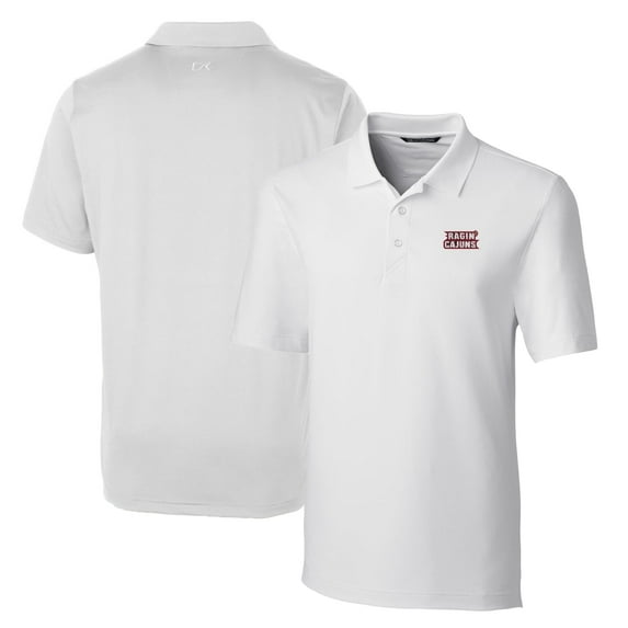 Men's Cutter & Buck White Louisiana Ragin' Cajuns Big & Tall Forge Stretch Polo