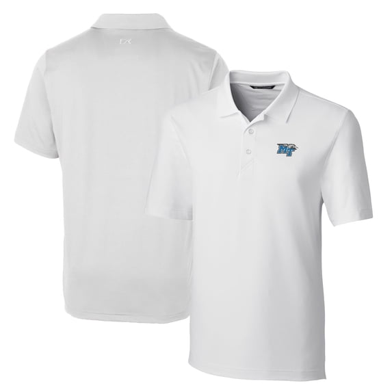 Men's Cutter & Buck White MTSU Blue Raiders Big & Tall Forge Stretch Polo
