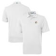 thumbnail image 1 of Men's Cutter & Buck White Miami Dolphins Throwback Logo Virtue Eco Pique Recycled Polo, 1 of 3