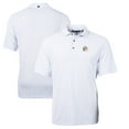 thumbnail image 1 of Men's Cutter & Buck White Miami Dolphins Throwback Logo Virtue Eco Pique Tile Recycled Polo, 1 of 3