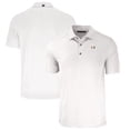 thumbnail image 1 of Men's Cutter & Buck White Miami Hurricanes Big & Tall Forge Eco Stretch Recycled Polo, 1 of 3