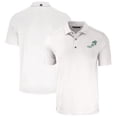 thumbnail image 1 of Men's Cutter & Buck White NDSU Bison Vintage Forge Eco Tri-Blend  Polo, 1 of 3