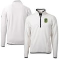 thumbnail image 1 of Men's Cutter & Buck White Nashville SC Cascade Eco Fleece Quarter-Zip Jacket, 1 of 3