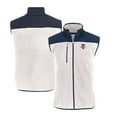 thumbnail image 1 of Men's Cutter & Buck White/Navy Minnesota Twins Cascade Eco Sherpa Fleece Full-Zip Vest, 1 of 3