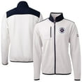 thumbnail image 1 of Men's-Cutter & Buck  White New England Revolution Big & Tall Cascade Eco Sherpa Fleece Full-Zip Jacket, 1 of 3