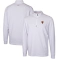 thumbnail image 1 of Men's Cutter & Buck  White New York Mets Traverse Stretch Quarter-Zip Pullover Top, 1 of 3
