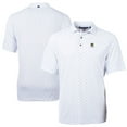 thumbnail image 1 of Men's Cutter & Buck  White Notre Dame Fighting Irish Alumni Logo Virtue Eco Pique Tile Print Recycled Polo, 1 of 3