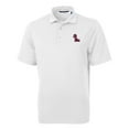 thumbnail image 1 of Men's Cutter & Buck White Ole Miss Rebels Virtue Eco Pique Recycled Polo, 1 of 1