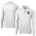 thumbnail image 1 of Men's-Cutter & Buck  White Orlando City SC Adapt Eco Knit Stretch Recycled Raglan Quarter-Zip Top, 1 of 3