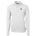 thumbnail image 1 of Men's Cutter & Buck White Pittsburgh Steelers Big & Tall Virtue Eco Pique Quarter-Zip Pullover Jacket, 1 of 1