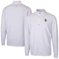 thumbnail image 1 of Men's Cutter & Buck White San Diego Padres Traverse Eco Tri-Blend DryTec Quarter-Zip Jacket, 1 of 3