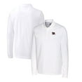 thumbnail image 1 of Men's Cutter & Buck White South Carolina Gamecocks Big & Tall Tri-Blend Pique Long Sleeve DryTec Polo, 1 of 3