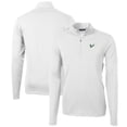 thumbnail image 1 of Men's Cutter & Buck White South Florida Bulls Big & Tall Virtue Eco Pique Recycled Quarter-Zip Pullover Top, 1 of 3