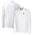 thumbnail image 1 of Men's Cutter & Buck White Southern Illinois Salukis Vault Advantage Tri-Blend Pique Big & Tall Long Sleeve Polo, 1 of 3
