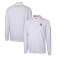 thumbnail image 1 of Men's Cutter & Buck White TCU Horned Frogs Traverse Stretch Quarter Zip-Pullover Top, 1 of 3