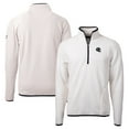 thumbnail image 1 of Men's Cutter & Buck  White Tennessee Titans Helmet Cascade Eco Sherpa Fleece Quarter-Zip Pullover Jacket, 1 of 3