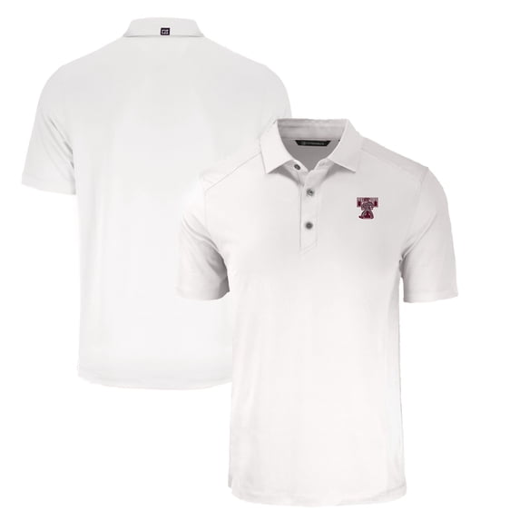 Men's Cutter & Buck White Texas A&M Aggies Big & Tall Forge Eco Stretch Recycled Polo