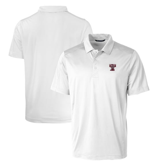 Men's Cutter & Buck White Texas A&M Aggies Big & Tall Prospect Textured Stretch DryTec Polo