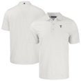 thumbnail image 1 of Men's Cutter & Buck White Texas Rangers Pike Eco Symmetry Print Recycled Polo, 1 of 3
