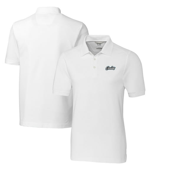 Men's Cutter & Buck White UCF Knights Citronaut Advantage Tri-Blend Pique Polo