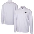 thumbnail image 1 of Men's Cutter & Buck  White UTSA Roadrunners  Traverse Stretch Quarter-Zip Pullover Performance Top, 1 of 3