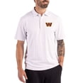 thumbnail image 1 of Men's Cutter & Buck White Washington Commanders Forge Epic Confidence Fine Line Stripe Stretch Recycled Polo, 1 of 2