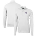 thumbnail image 1 of Men's Cutter & Buck White Washington Huskies Big & Tall Virtue Eco Pique Recycled Quarter-Zip Pullover Top, 1 of 3