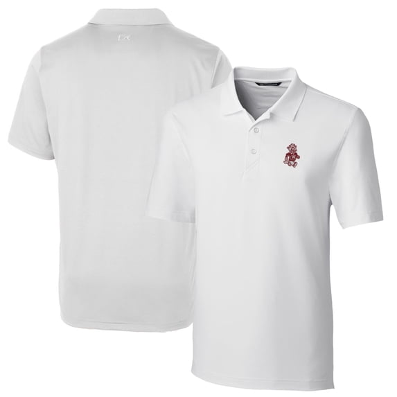 Men's Cutter & Buck White Washington State Cougars Logo Big & Tall Forge Stretch Polo