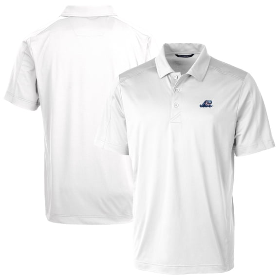 Men's Cutter & Buck White West Michigan Whitecaps Big & Tall Prospect Textured Stretch Polo