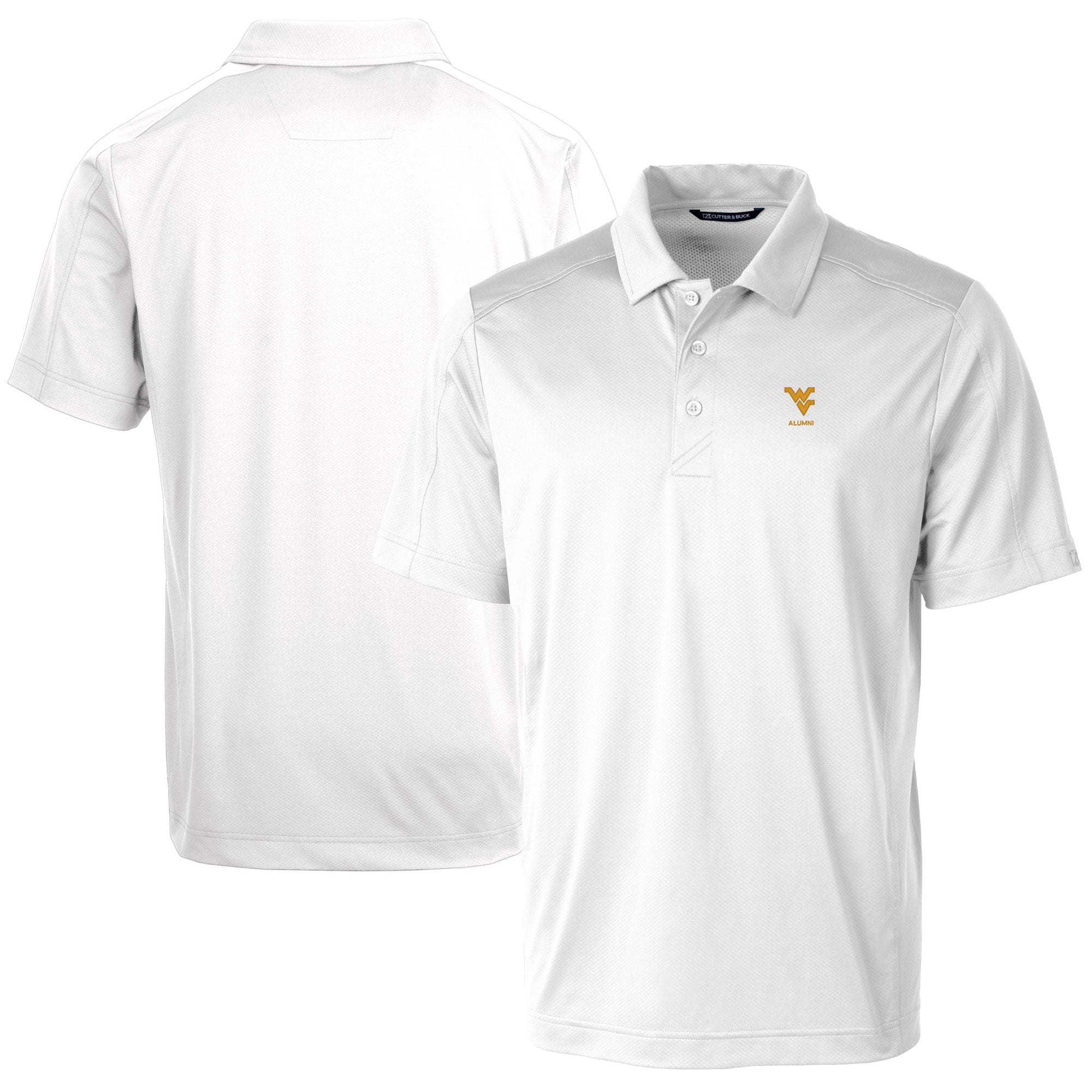 Men's Cutter & Buck White West Virginia Mountaineers Alumni Logo