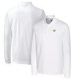 thumbnail image 1 of Men's Cutter & Buck White West Virginia Mountaineers Vault Advantage Tri-Blend Pique Big & Tall Long Sleeve Polo, 1 of 3