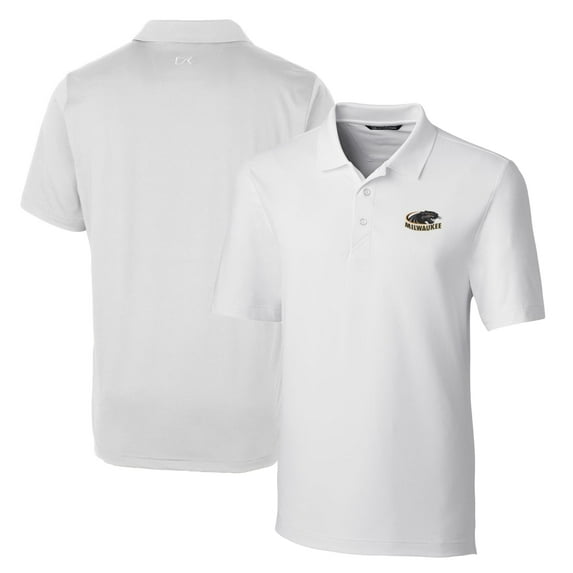 Men's Cutter & Buck White Wisconsin-Milwaukee Panthers Big & Tall Forge Stretch Polo