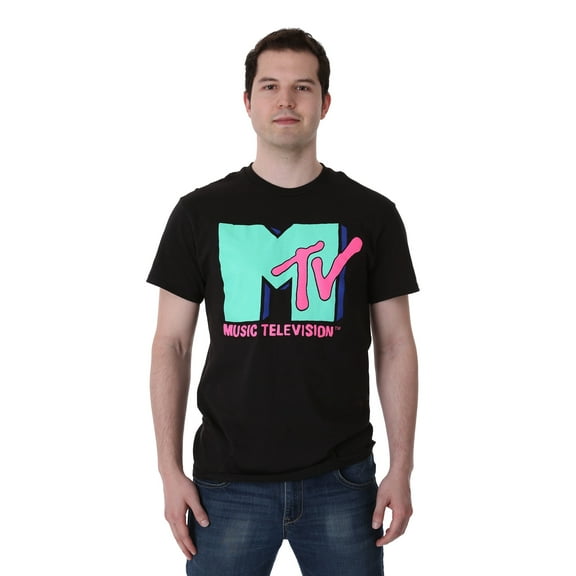 Men's Cyan MTV T-Shirt