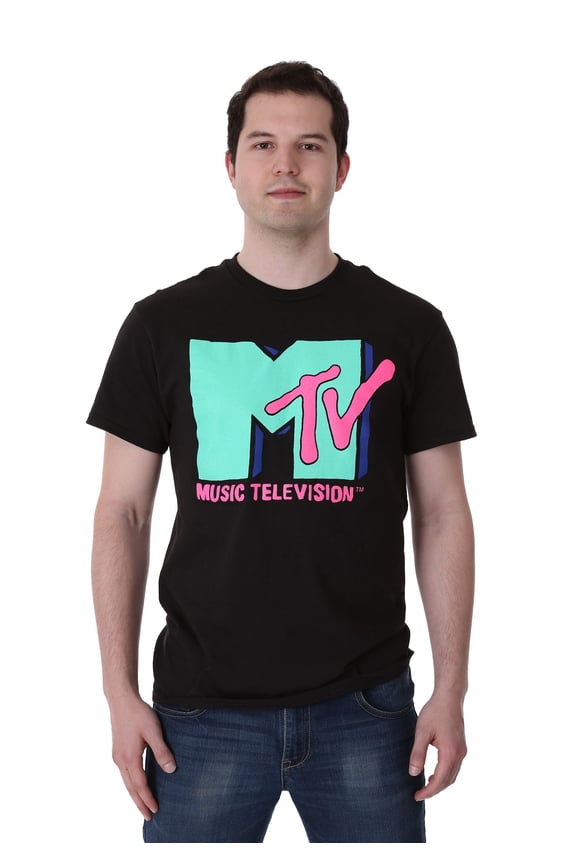 Men's Cyan MTV T-Shirt