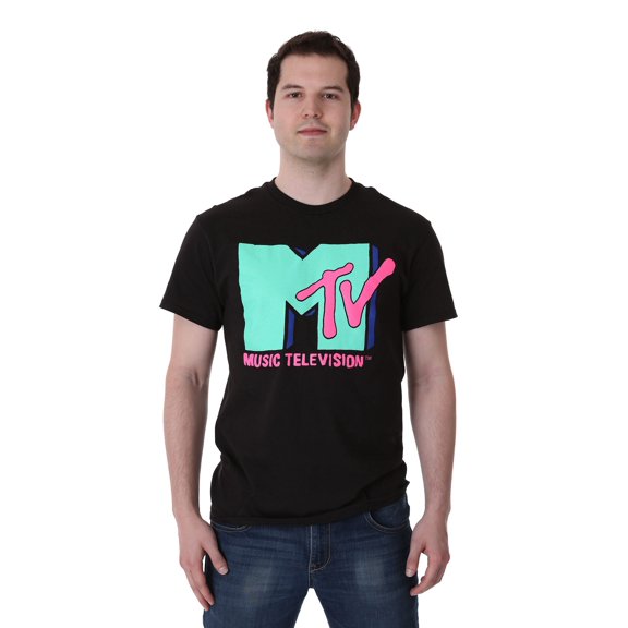 Men's Cyan MTV T-Shirt