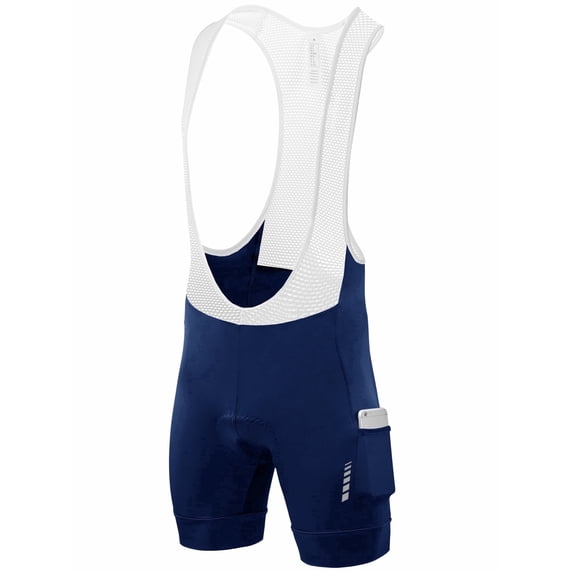 Qualidyne Men’s Cycling Bib Shorts, 4D Padded Road Bike Bibs with Pockets, Breathable Bike Shorts for Road Riding & MTB