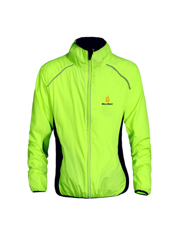 Men's Cycling Bike Jacket Long Sleeve Mountain Running Biking Motorcycle Bicycle Windbreaker Fishing Coats