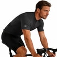 thumbnail image 1 of Men's Cycling Bike Jersey Short Sleeve with 3 Rear Pockets- Moisture Wicking, Breathable, Quick Dry Biking Shirt, 1 of 7