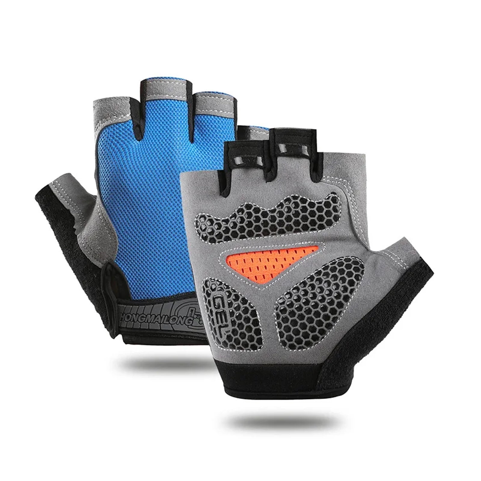 Men's Cycling Gloves Anti-slip MTB Bike Bicycle Motorcyclists Fingerless Gloves ,Flexible and Comfortable
