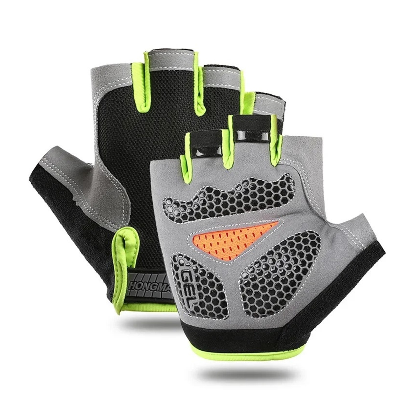 Men's Cycling Gloves Anti-slip MTB Bike Bicycle Motorcyclists Fingerless Gloves ,Flexible and Comfortable