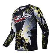 Mens Cycling Jersey MTB T Shirt Long Sleeve Mountain Bike Motorcycle Outdoor Bicycle Clothes