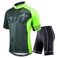 thumbnail image 1 of Men’s Cycling Jersey Road Bike Clothes for Men Short Sleeve Set Bicycle Shirts Green XXL, 1 of 7