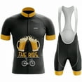 thumbnail image 1 of Men's Cycling Jersey Set Road Bicycle Clothing Cycling Shirt with Bib Pants, 1 of 7