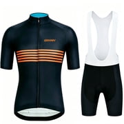 Mens Cycling Jersey Sets Bike Shirts Mountain Bike Cycling Shorts Suit MTB Bicycle Clothing